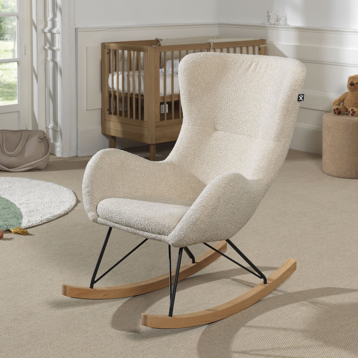 Schaukelstuhl Rocky Maxi Beige #2