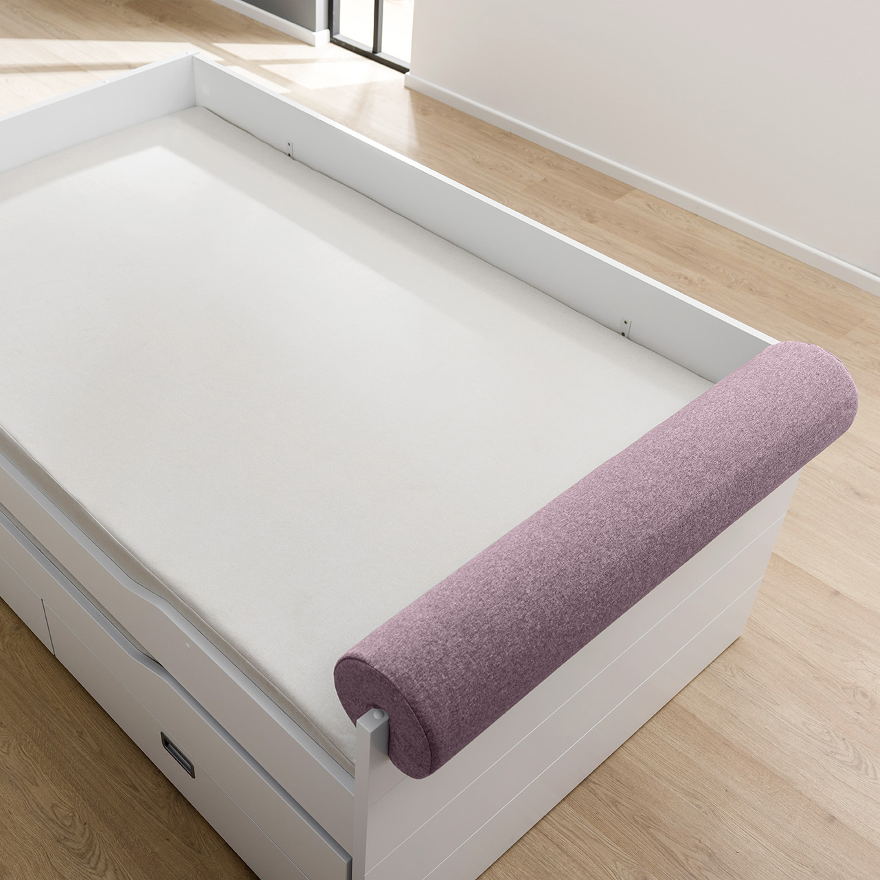 Comfortrolle aus Mikrofaser Gross Dunkelrosa 1