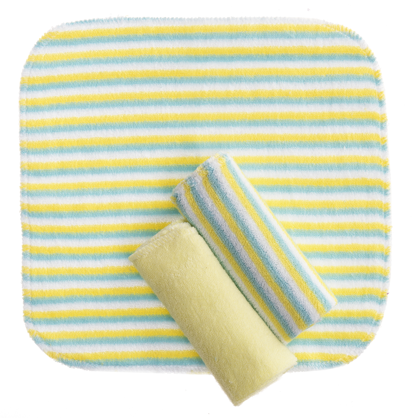 Waschtücher 3er Set Gelb