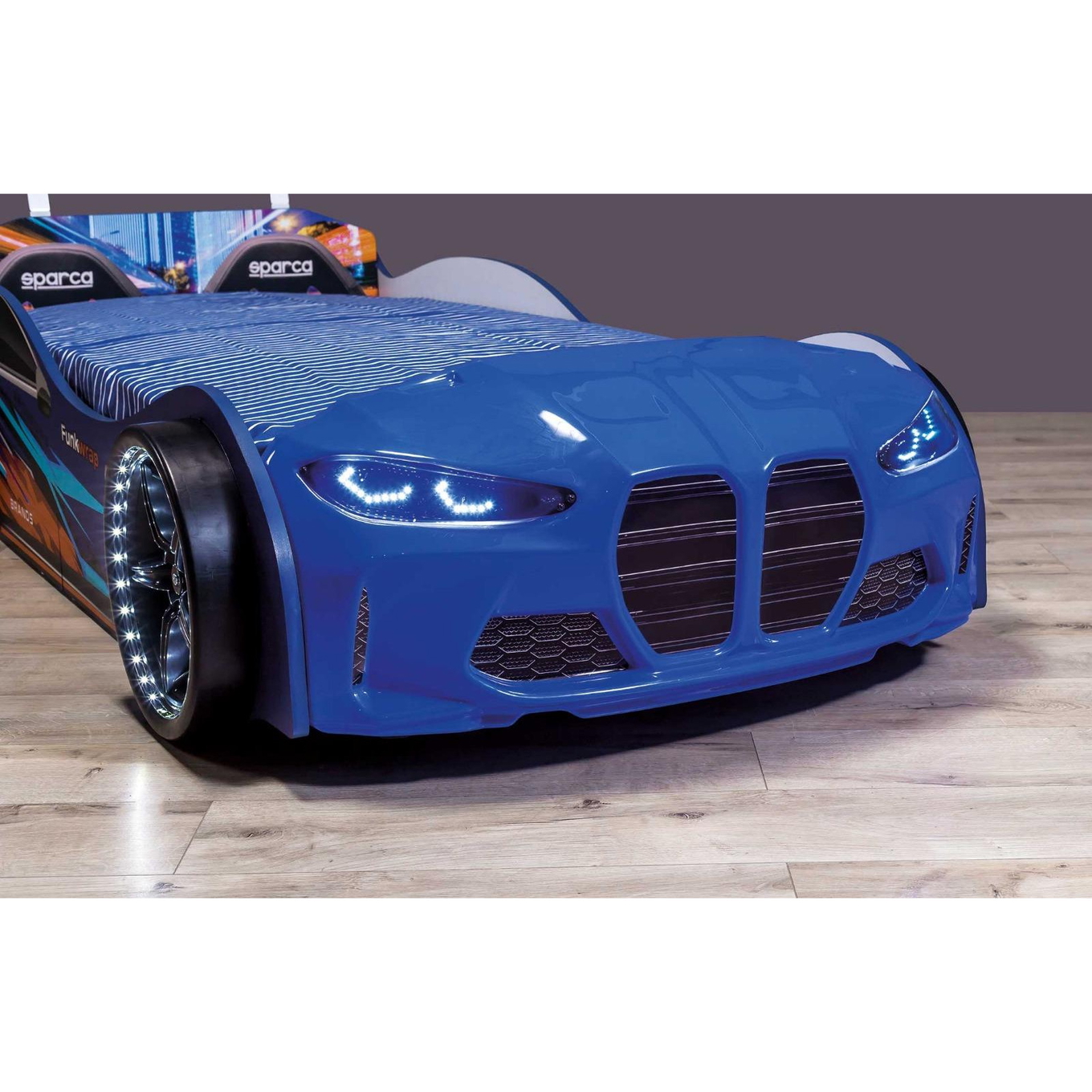 Autobett GT Racer Blau 9