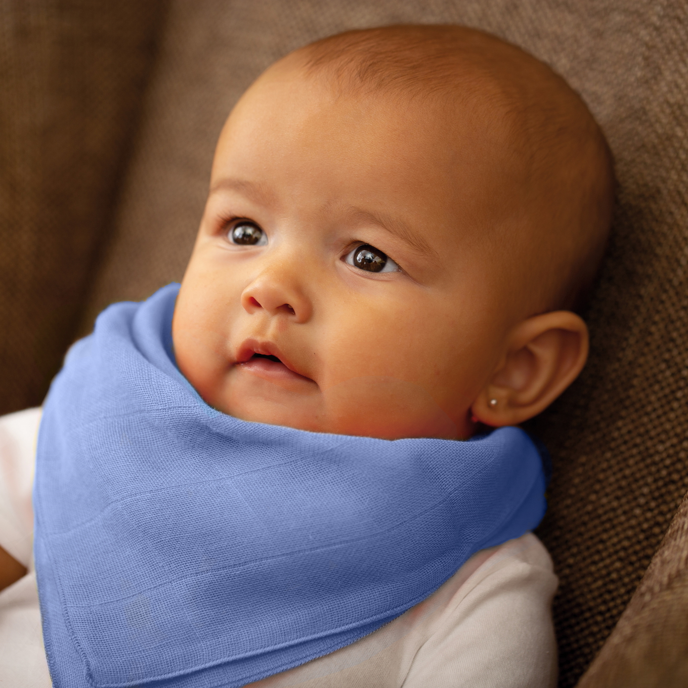 Gaze Spucktuch Uni Blue Lilac #2