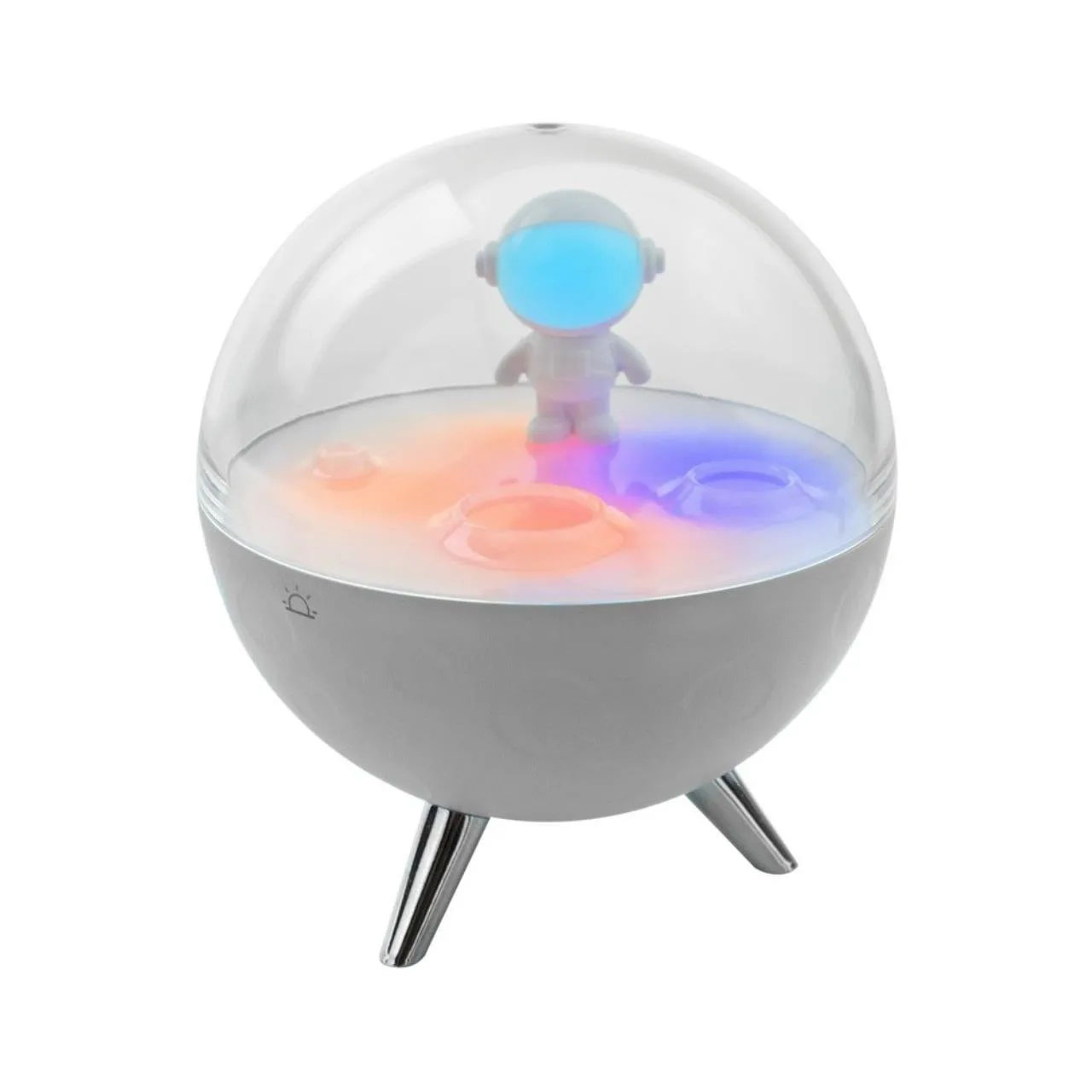 Lampe Mond Weiss