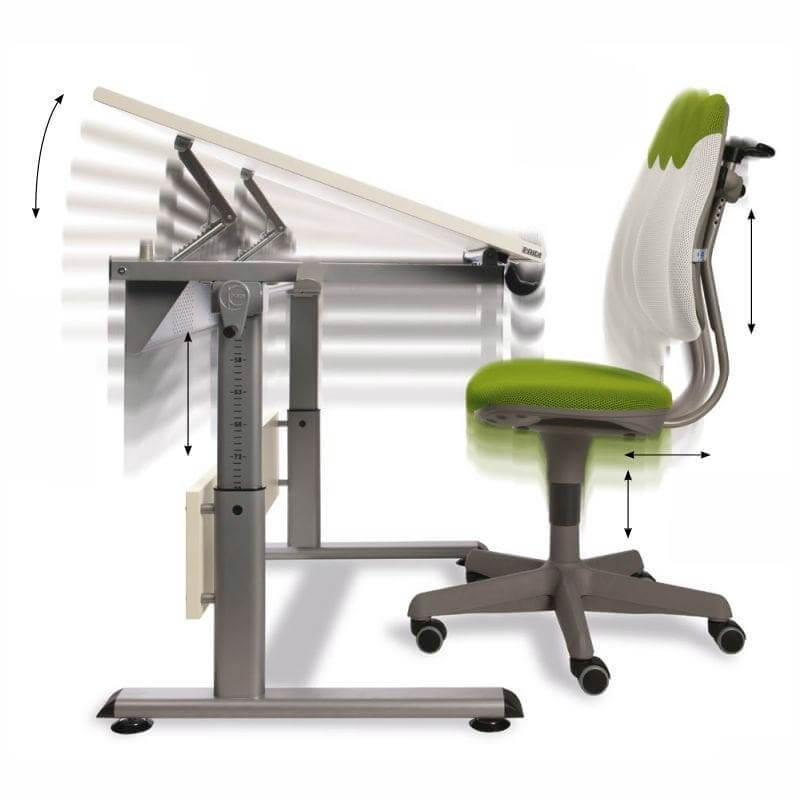 Schreibtisch Marco 2 Weiss 120 9