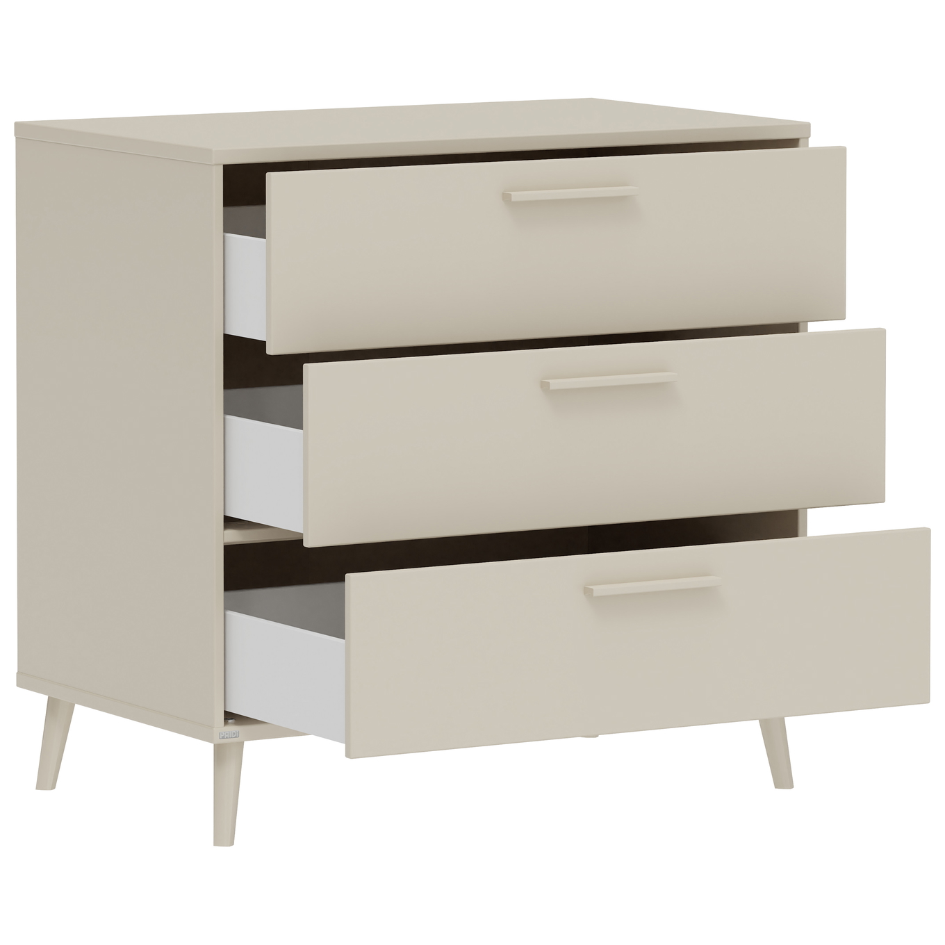 Kommode Eefje Schmal, Front Beige 3