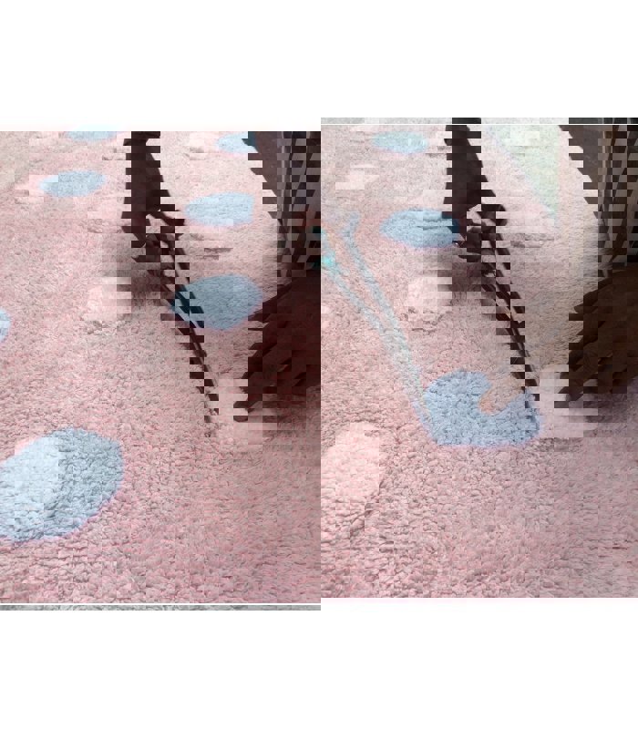 Teppich Polka Dots Pink 3