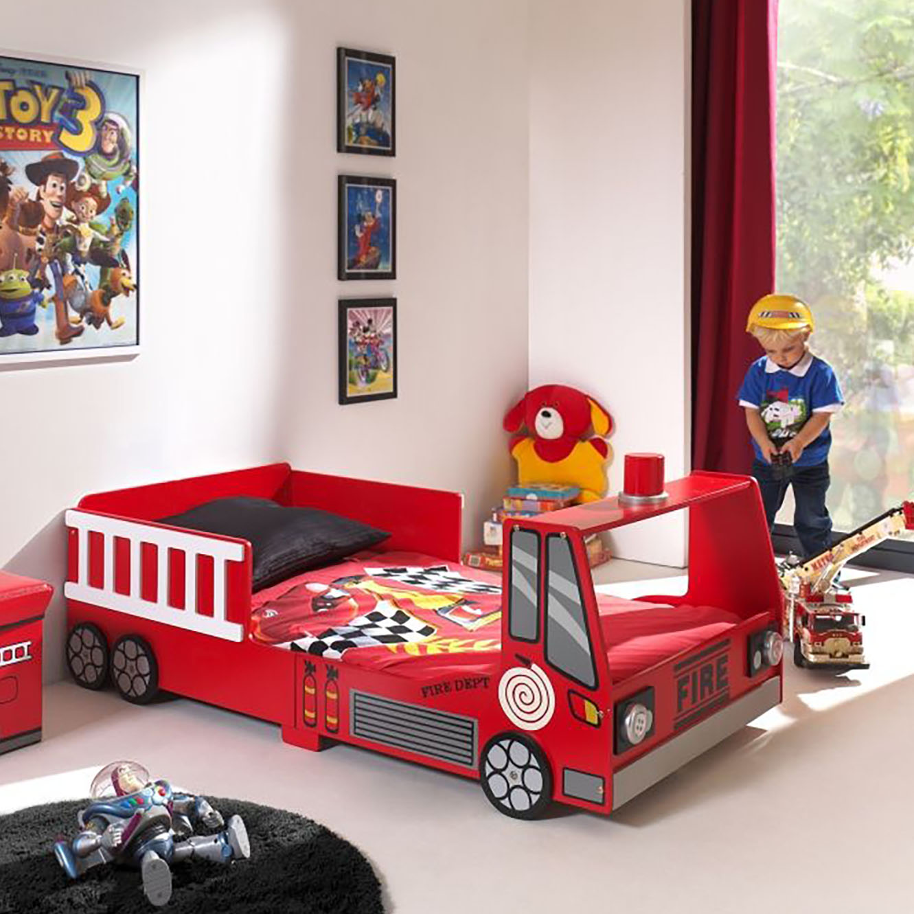 Autobett Feuerwehr Toddler 2