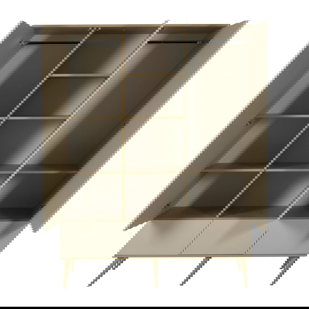 Kleiderschrank Flow Clay, 3-türig 3