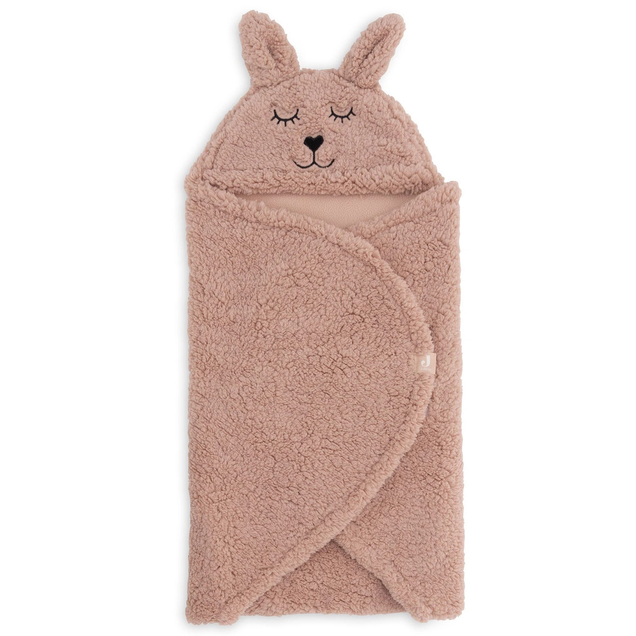 Einschlagdecke für Babyschale Hase Rosa