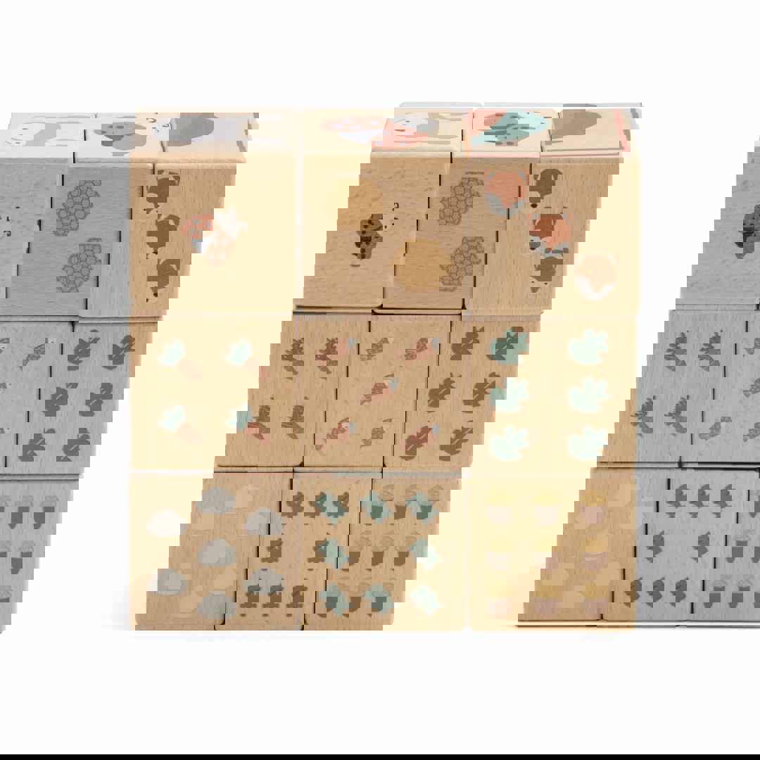 Würfel-Puzzle Woodland 8