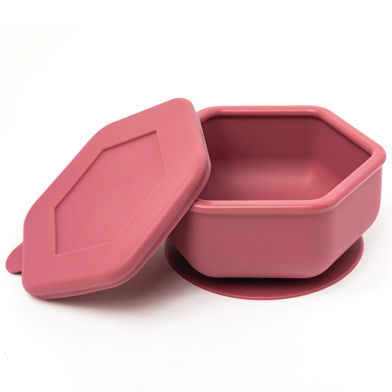 Schüssel mit Silikondeckel Bordeaux