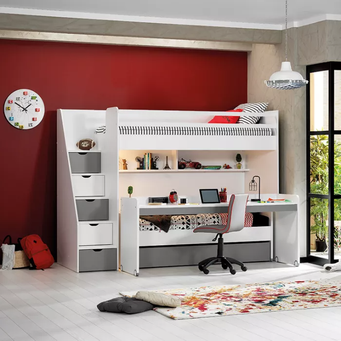 Schreibtisch Neo Grau #2