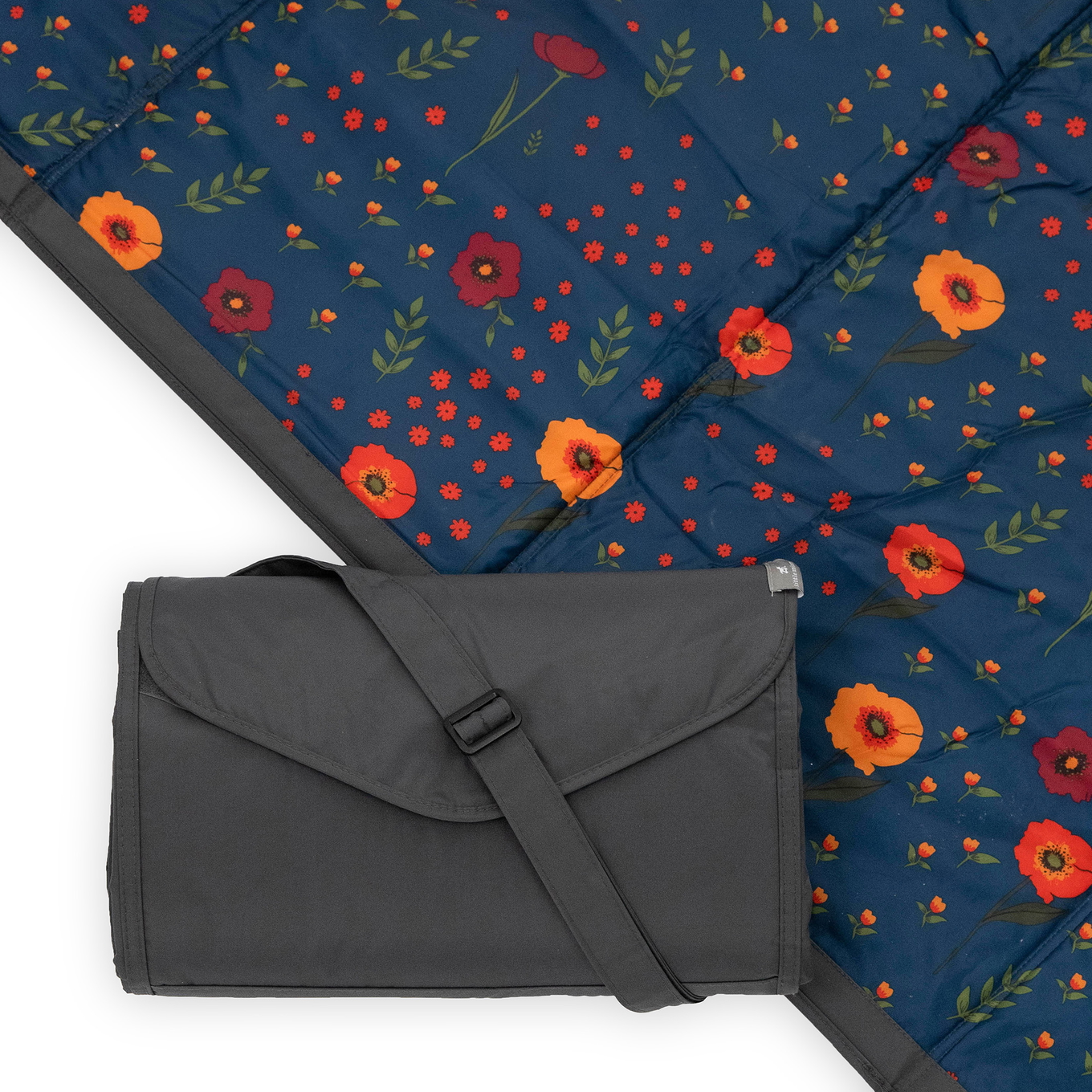 Picknick-Decke Midnight Poppy 152 x 213 cm