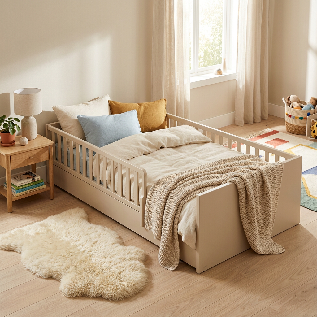 Bett Little Flo Beige, 120 x 200 cm #2