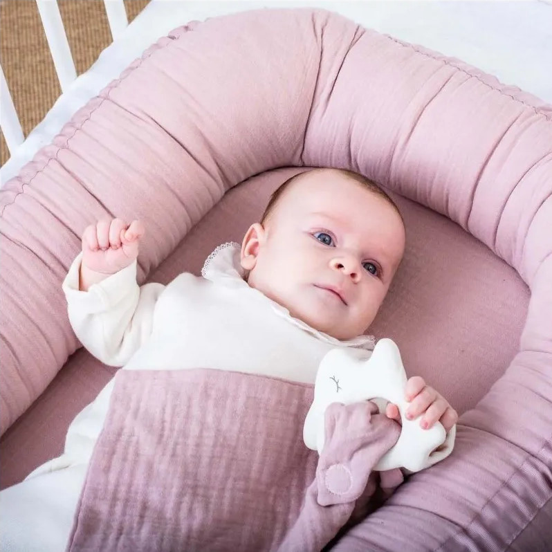 Beissring Hase mit Schmusetuch Rosa #2