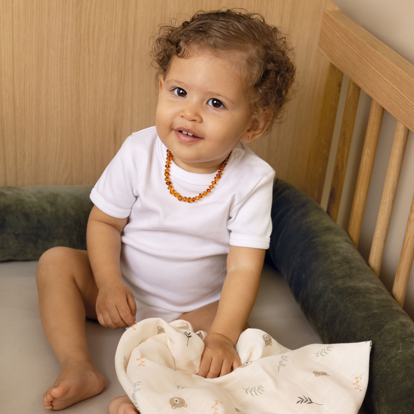 Bernsteinhalskette Baby 4