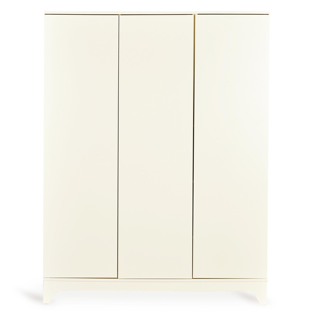 Kleiderschrank Tsugi Creme, 3-türig