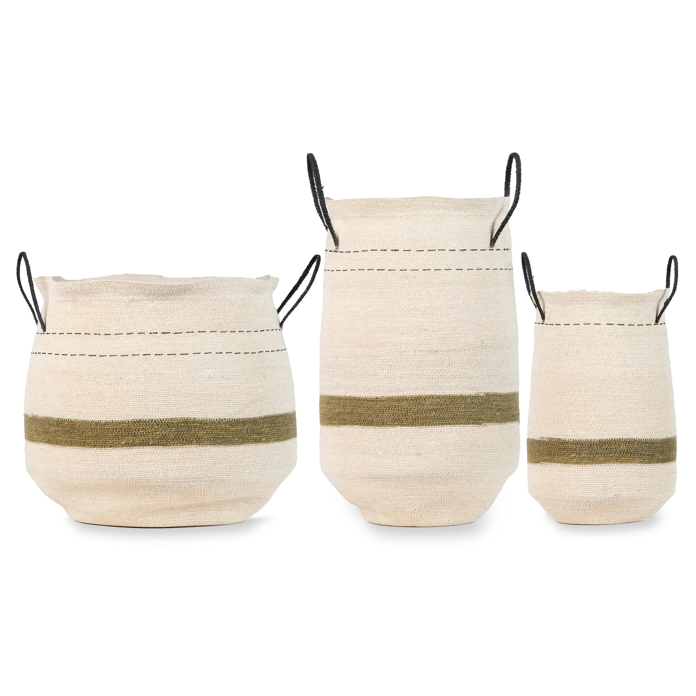 Aufbewahrungskörbe Natural 3er Set