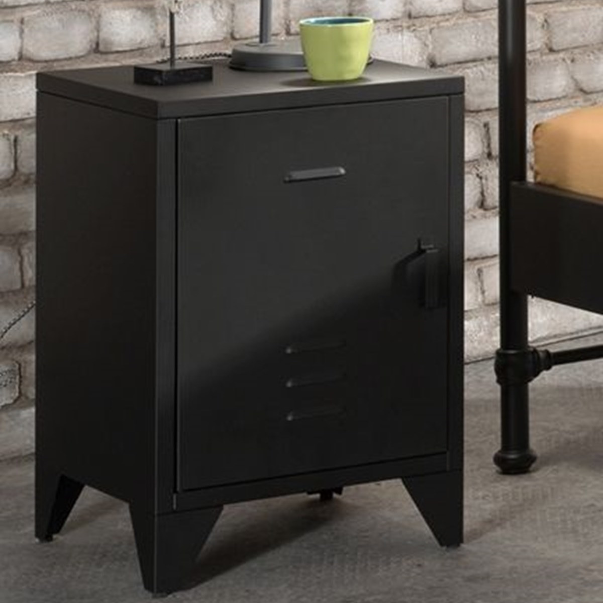 Nachttisch Bronxx  Schwarz #2