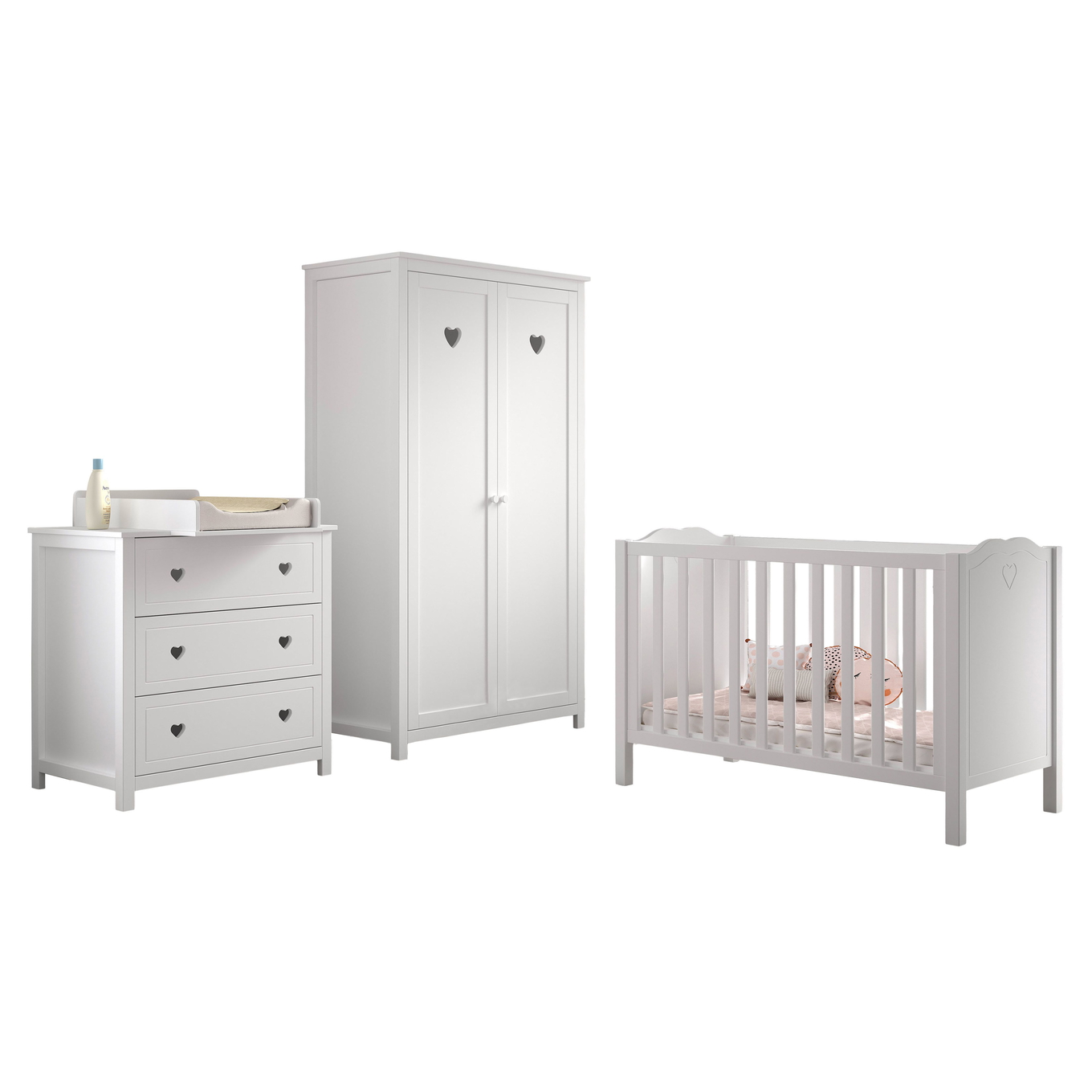 Babyzimmer Amori 4-teilig Set