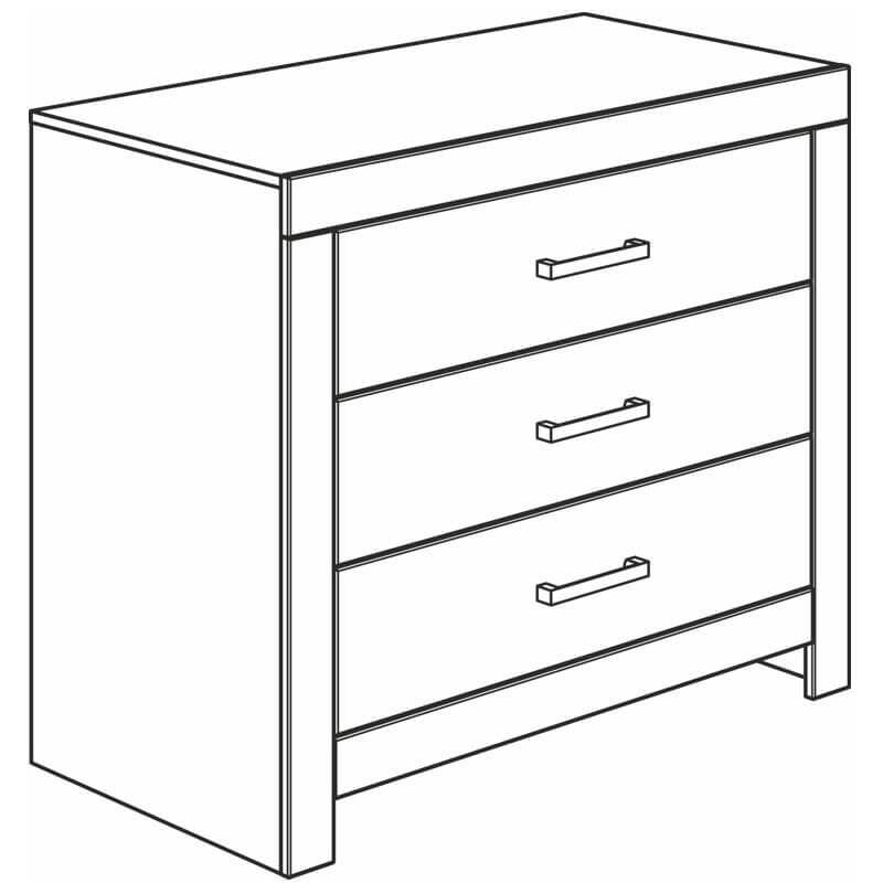 Kommode Fiona Schmal 3