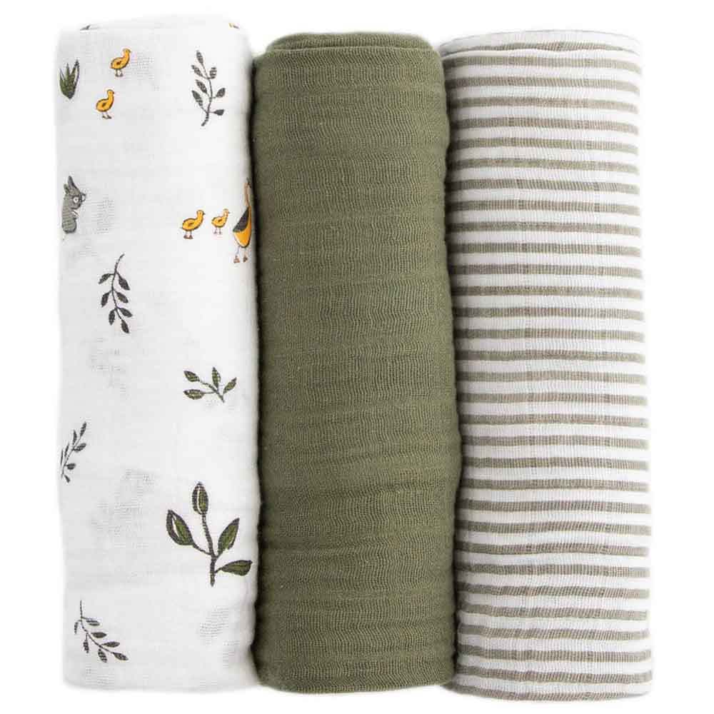 Pucktücher Forest Friends II 3er-Set