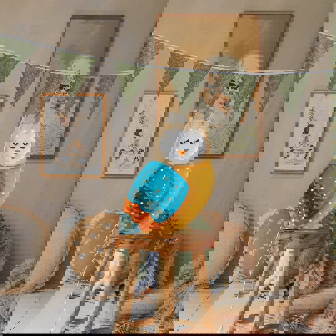 Nachtlampe Eule Mustard 3