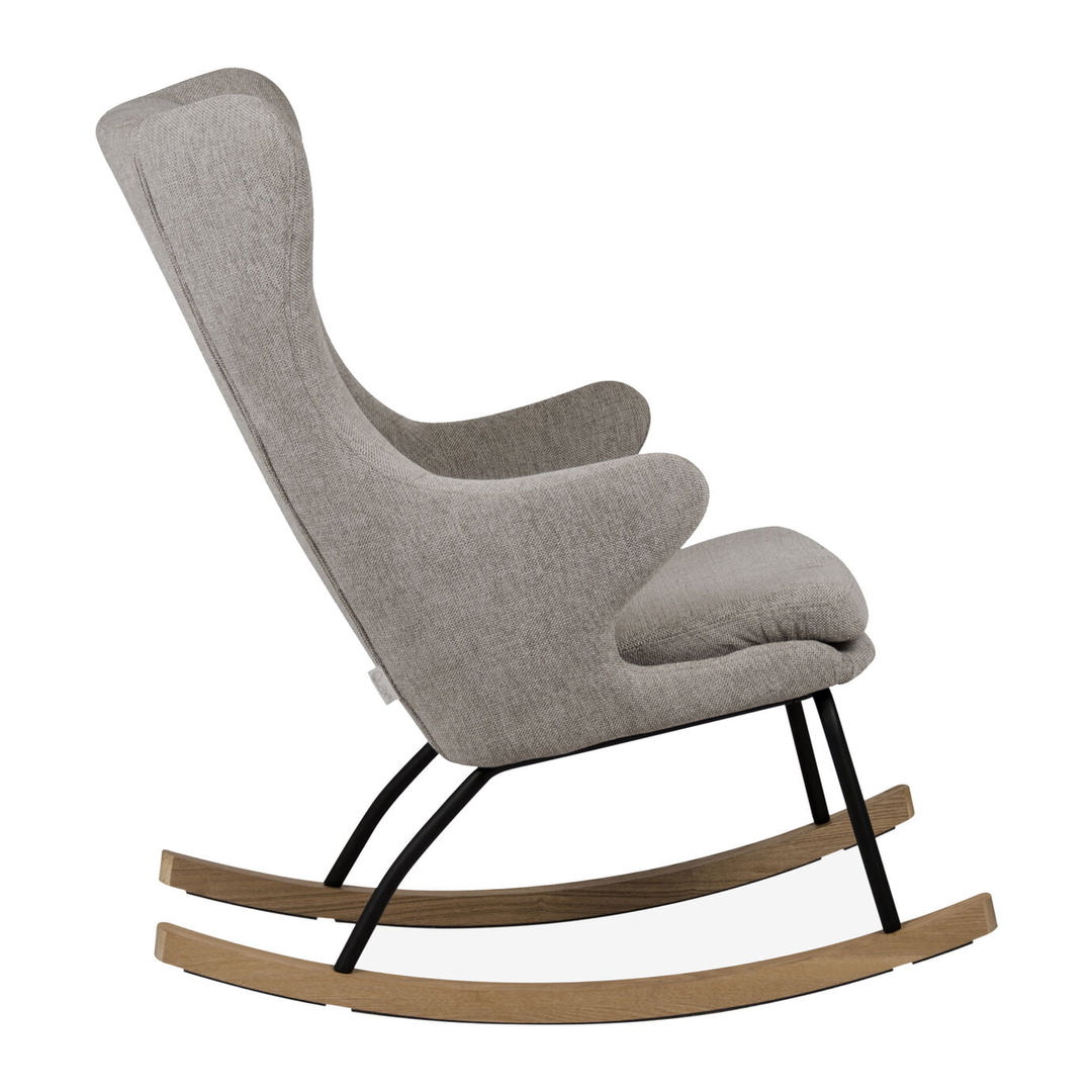 Schaukelstuhl für Mütter De Luxe Sand Grey 6