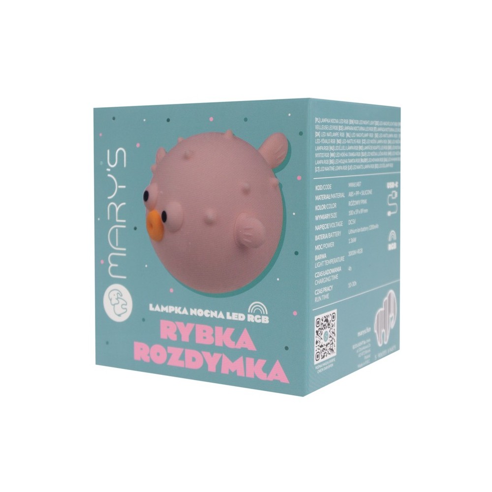 Lampe Kugelfisch Rosa 7