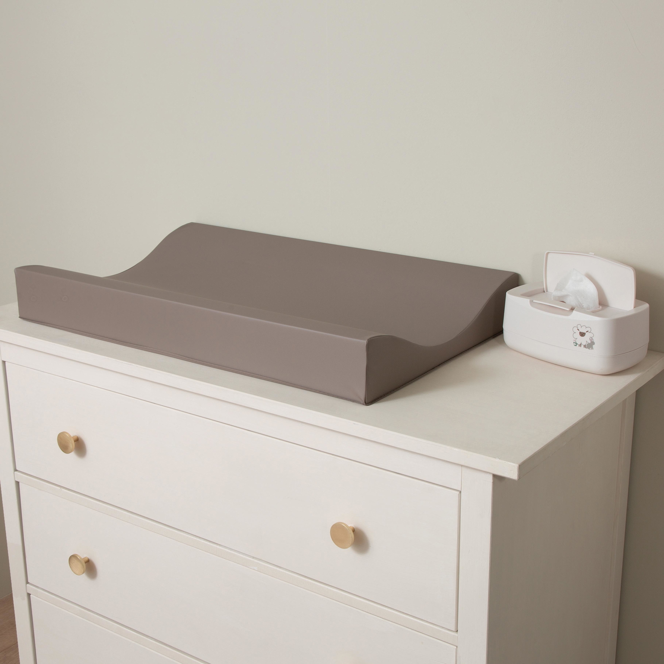 Wickelkissen Plastifiziert 72x44cm Chalk Brown #2