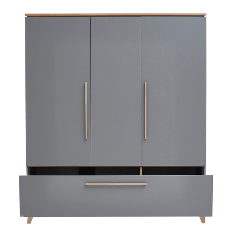 Kleiderschrank Sten 3-türig 4