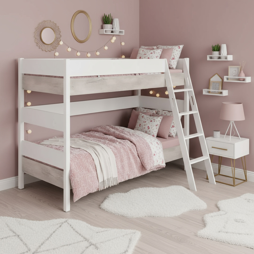 Etagenbett Kira Nautik mit Schrägleiter, 90 x 200 cm 4