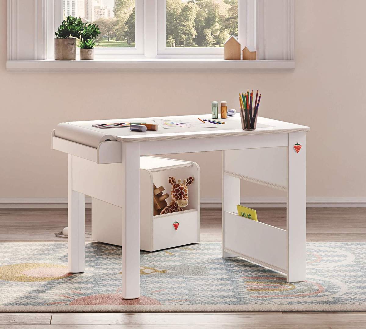 Kindertisch Montes Weiss #2