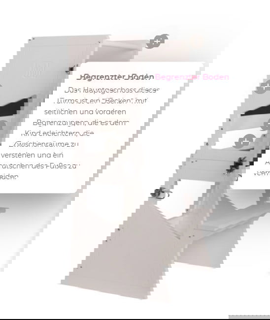 Lernturm Moka 5 in 1 Transformer Weiss 2022 6