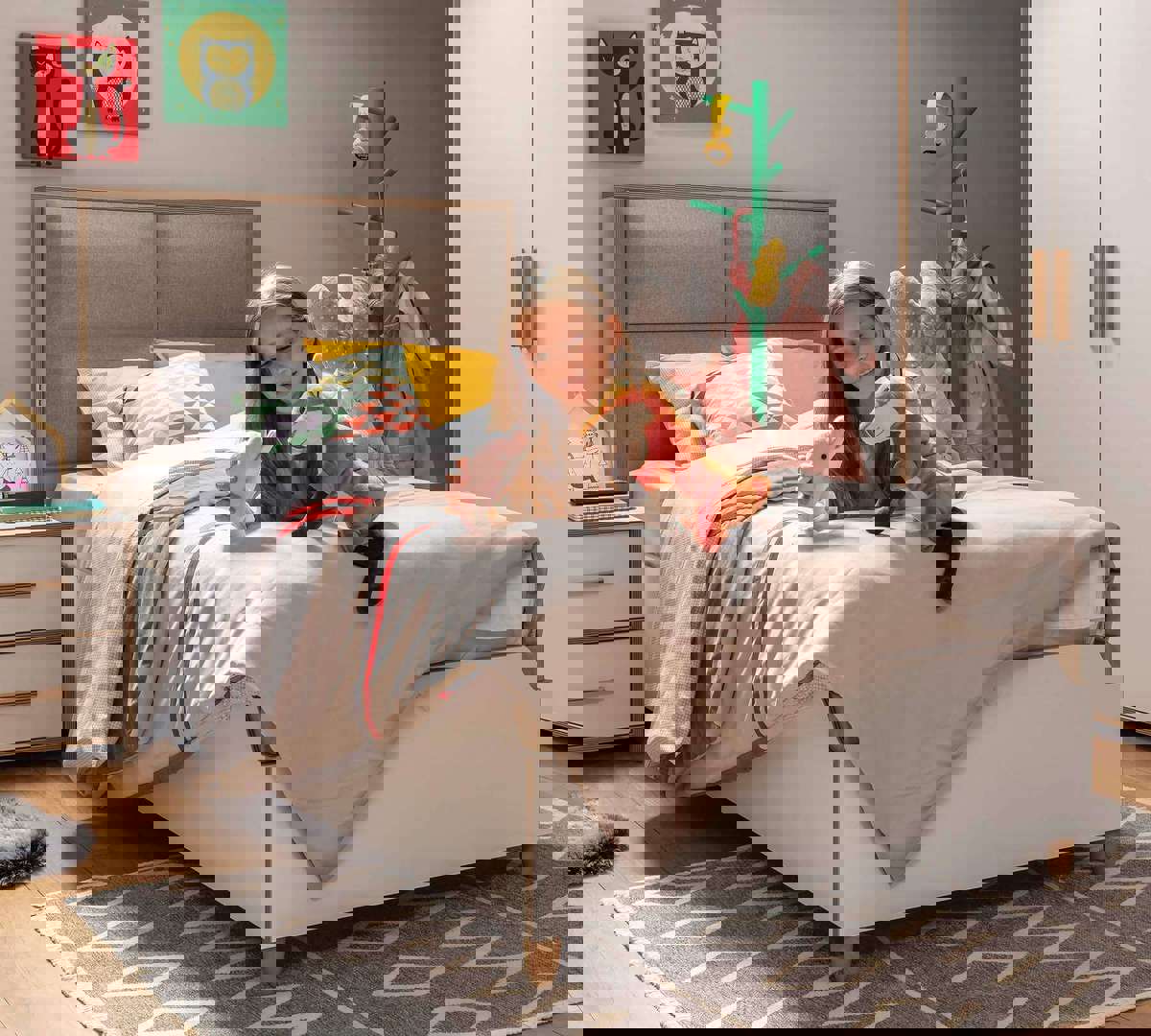 Bett Modera mit Stauraum, 100 x 200 cm 4