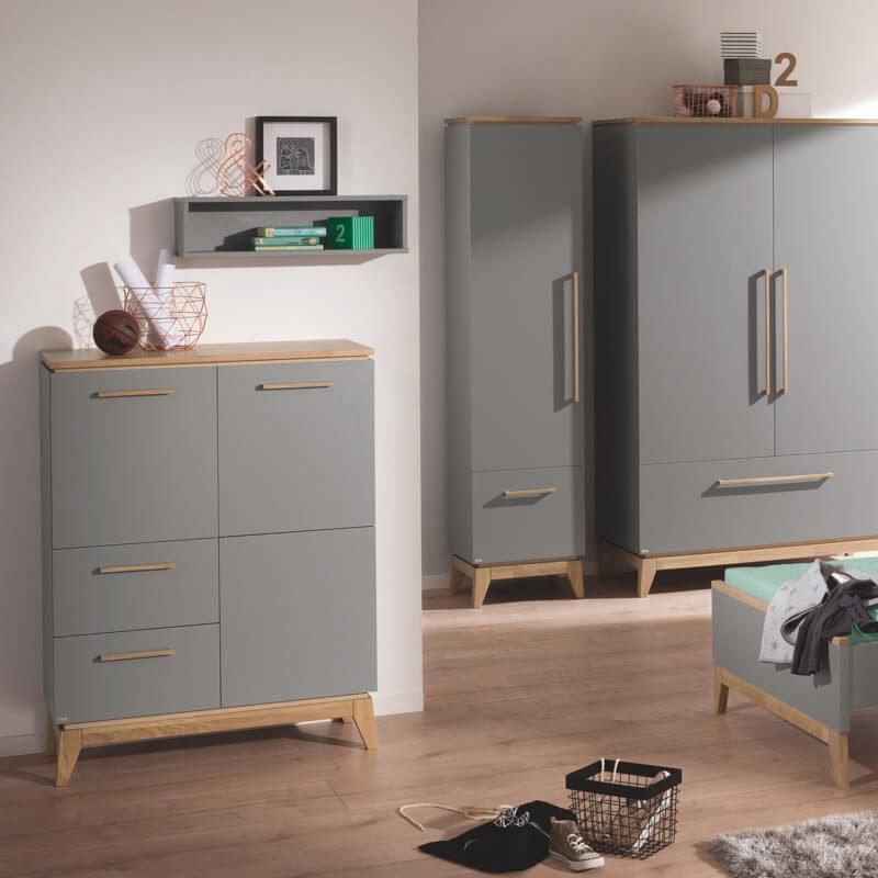 Hochregal Sten mit Tür links #2