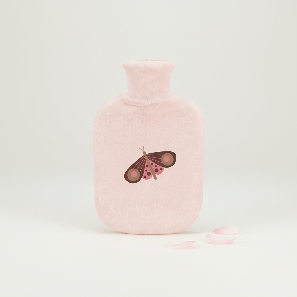 Gummibettflasche mit Frotteeüberzug Sweet Butterfly #2