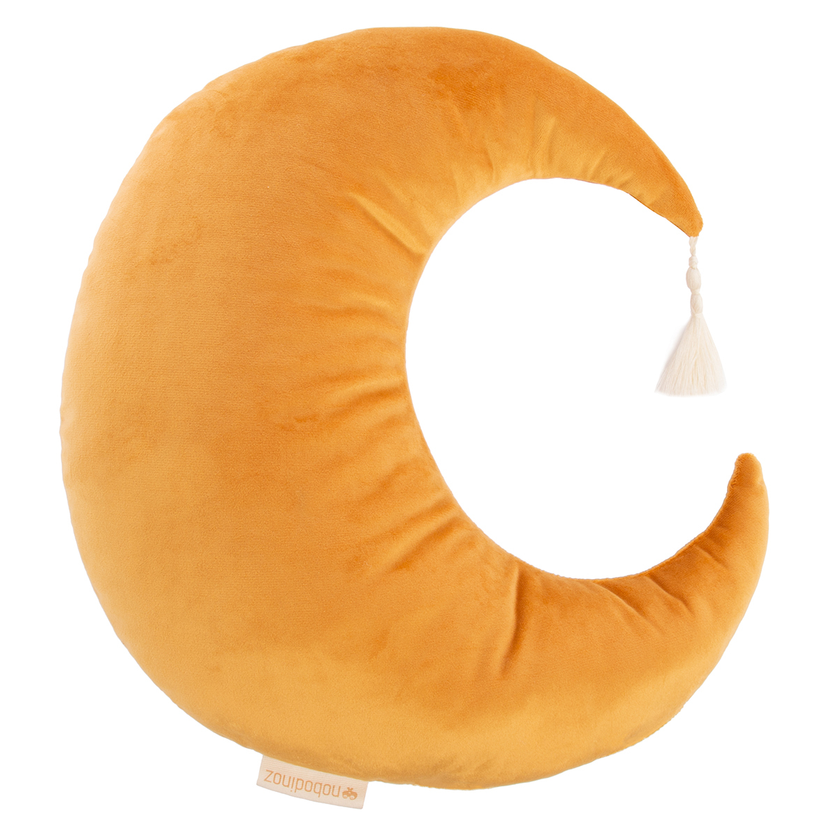 Dekokissen Mond Pierrot Velvet Farniente Gelb