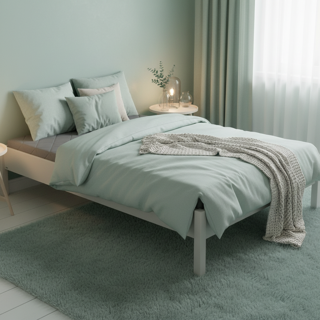 Studiobett Tiago Kieselgrau, 90 x 200 cm 3