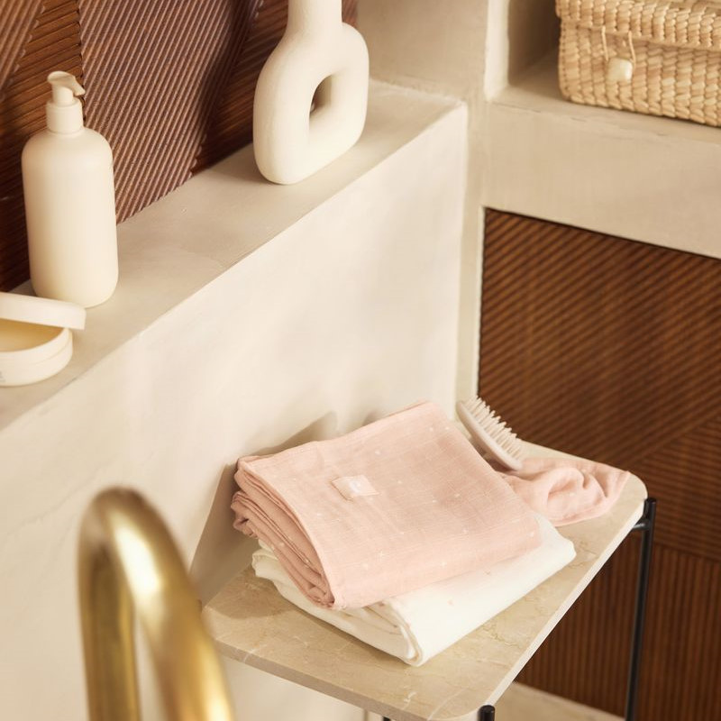 Pucktücher Twinkling 2er Set Wild Rose 4