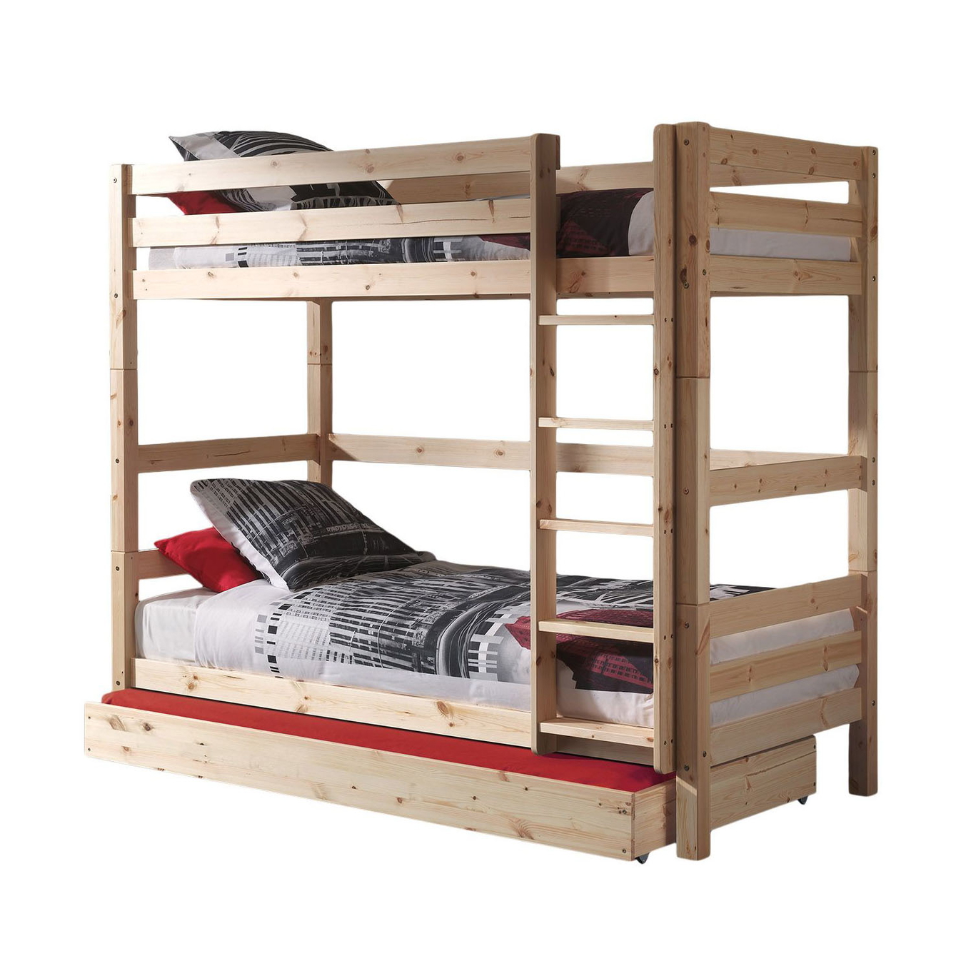 Etagenbett Pino 180 inkl. Ausziehkasten Holz