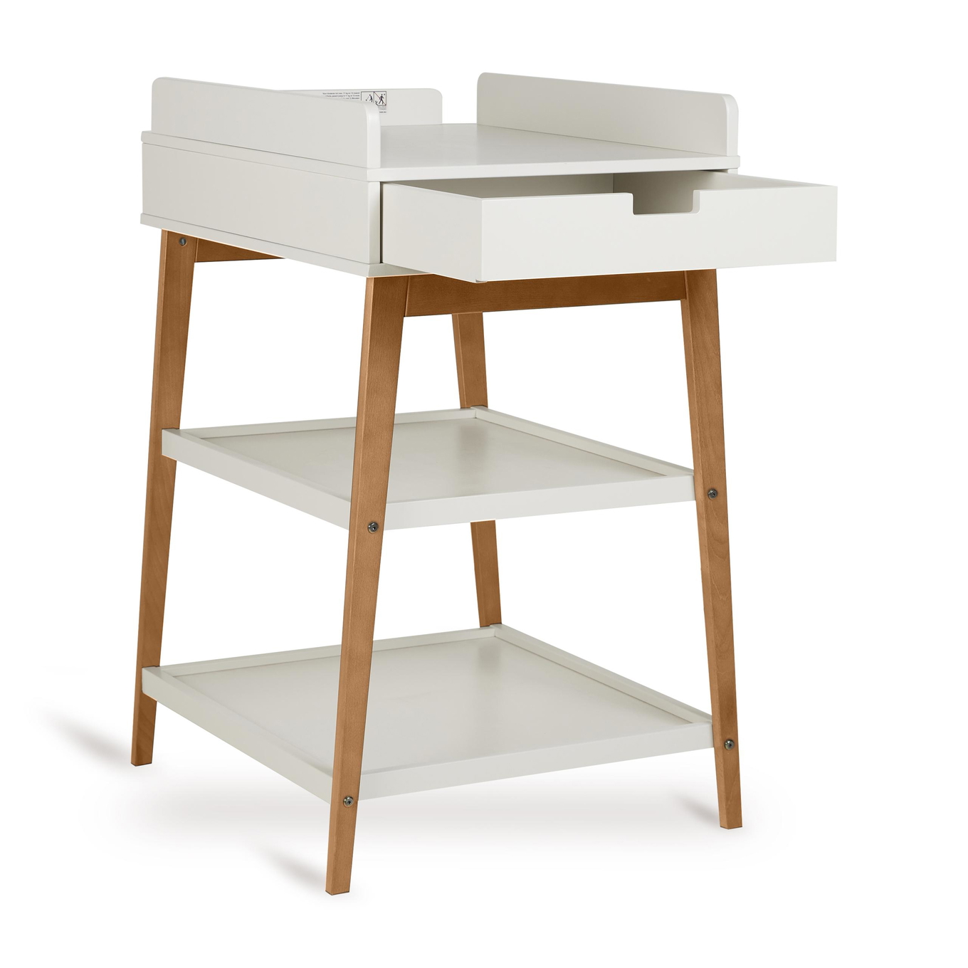 Wickeltisch Hip mit Schublade Clay, Braun 5