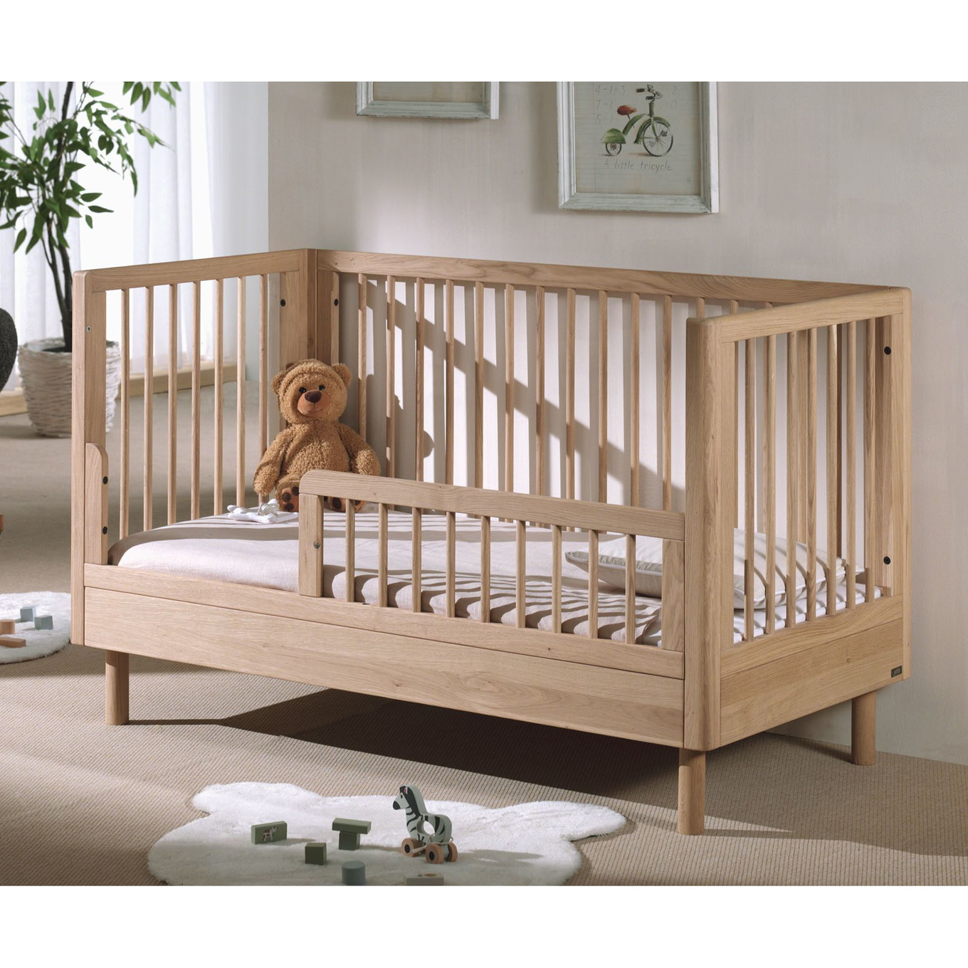 Babyzimmer Forrest Eiche 4-teilig Set B 5