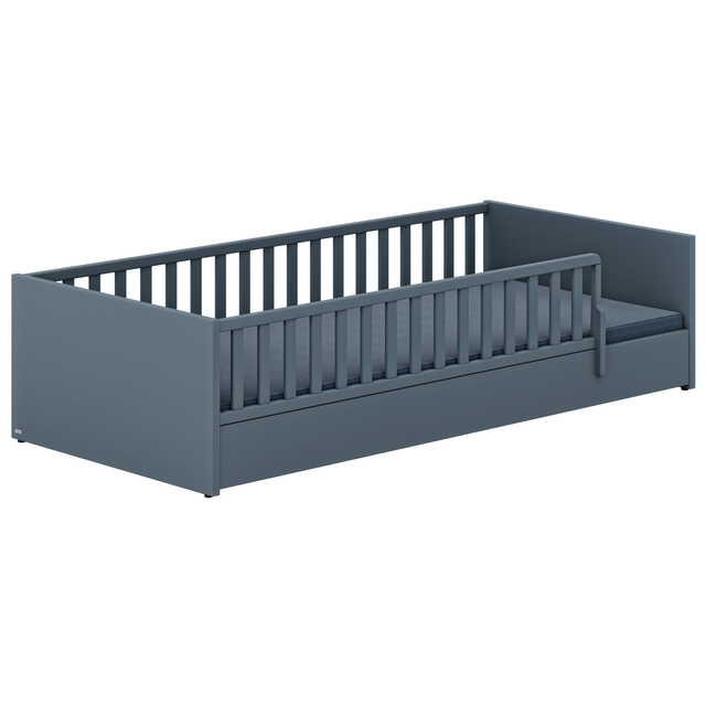 Bett Little Flo Blau, 90 x 200 cm