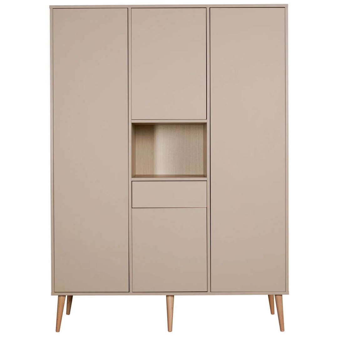 Kleiderschrank Cocoon Latte, 3-türig