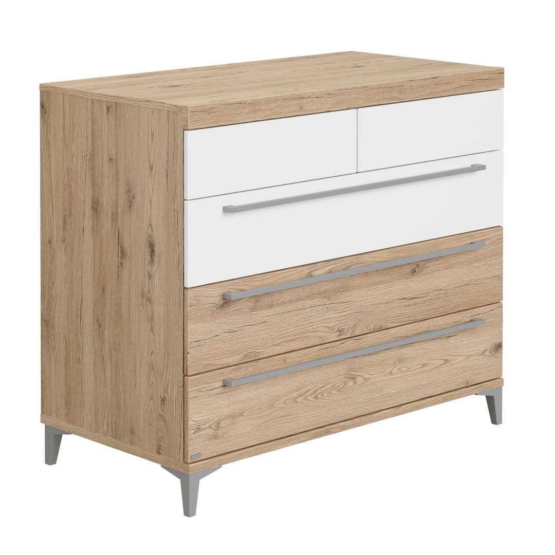 Kommode Remo Schmal Front 2x Eiche