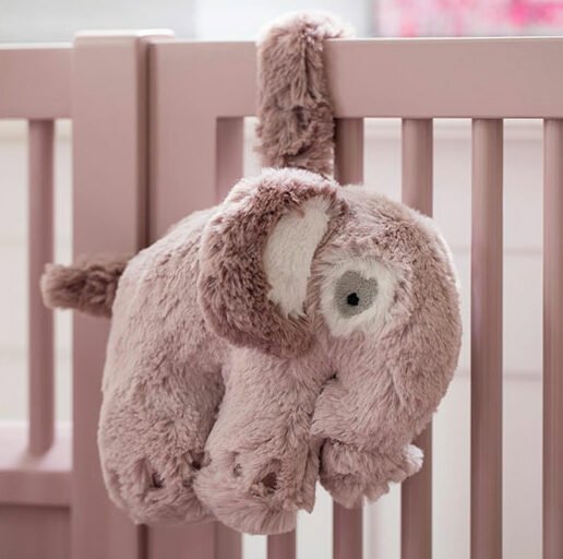 Spieluhr Elefant Altrosa #2