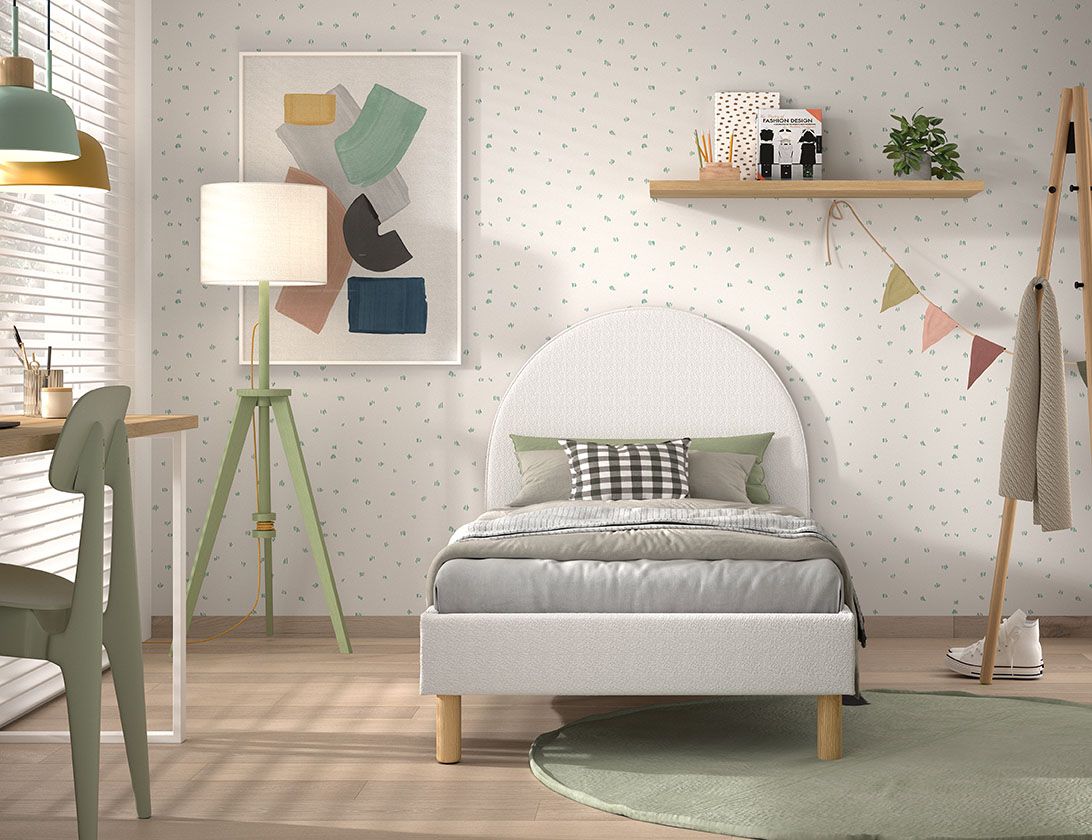 Bett Moon Weiss, 90 x 200 cm 3