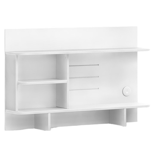 Schreibtischaufsatz Varia White Niedrig