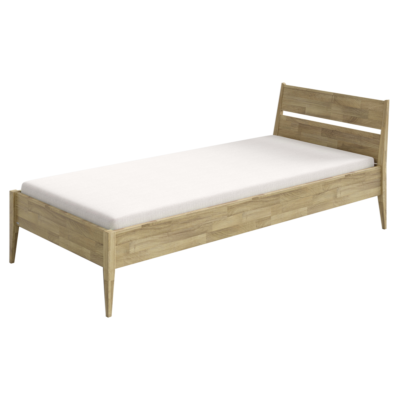 Bett Stiene Eiche, 90 x 200 cm