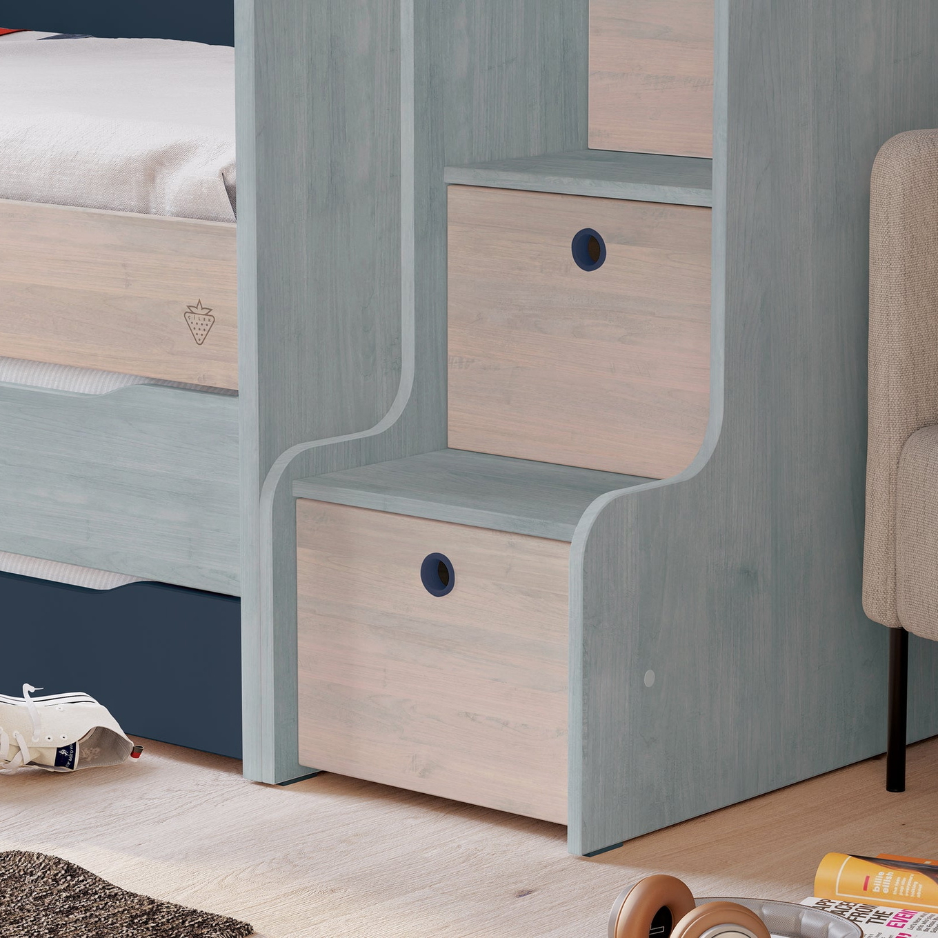 Treppe Studio Trio für Etagenbett 4